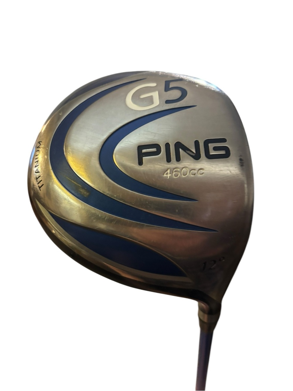 Ping G5 Driver in Silver with Blue Accents